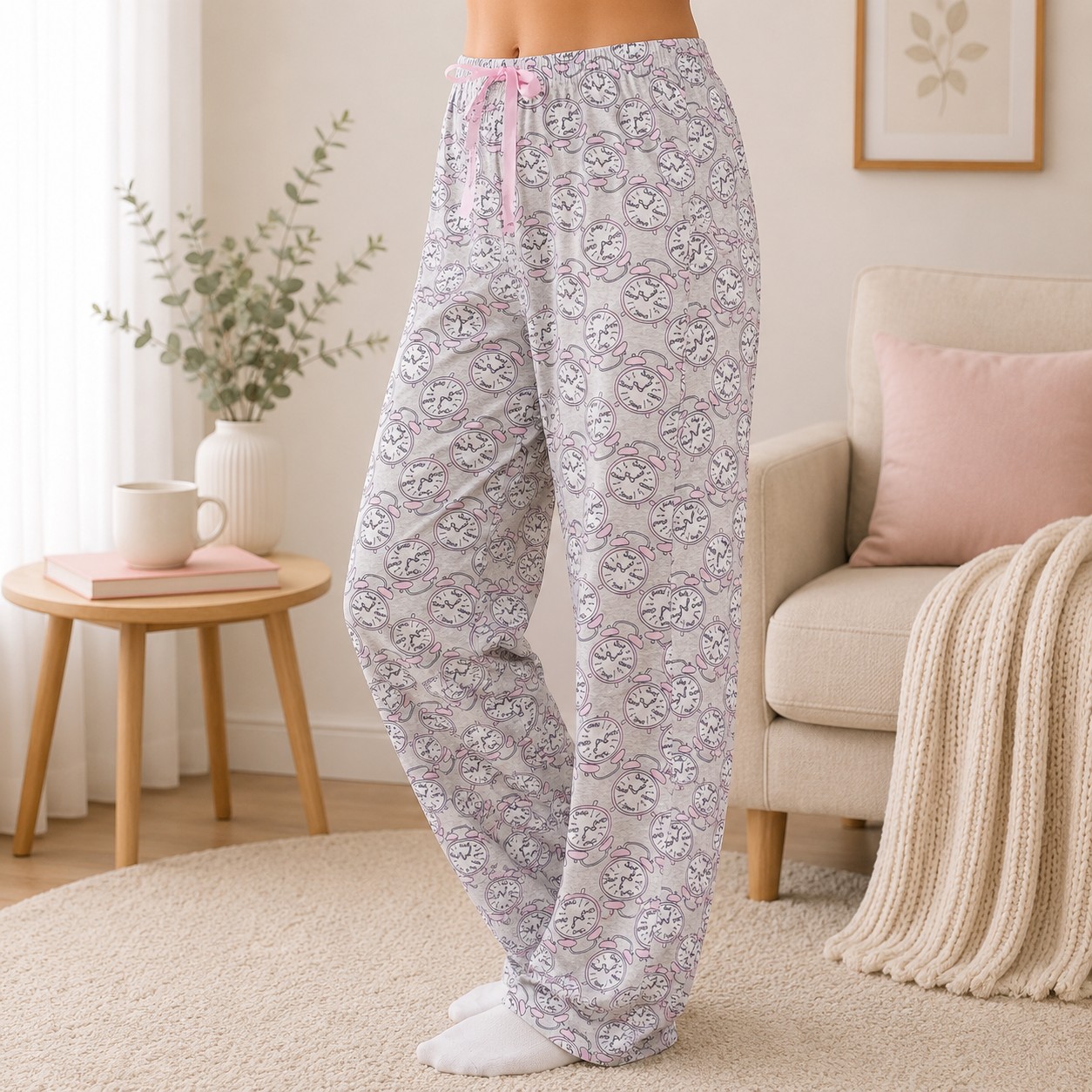 Sleep Clock Lounge Pants